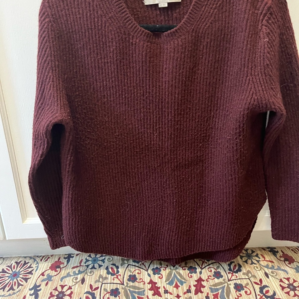 Ann Taylor Sweater burgundy